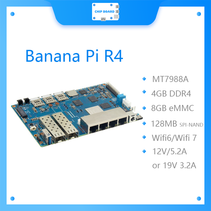 Banana Pi BPI R4 Wifi 7 Board  - Bananapi Bpi R4 Wifi 7 review and price