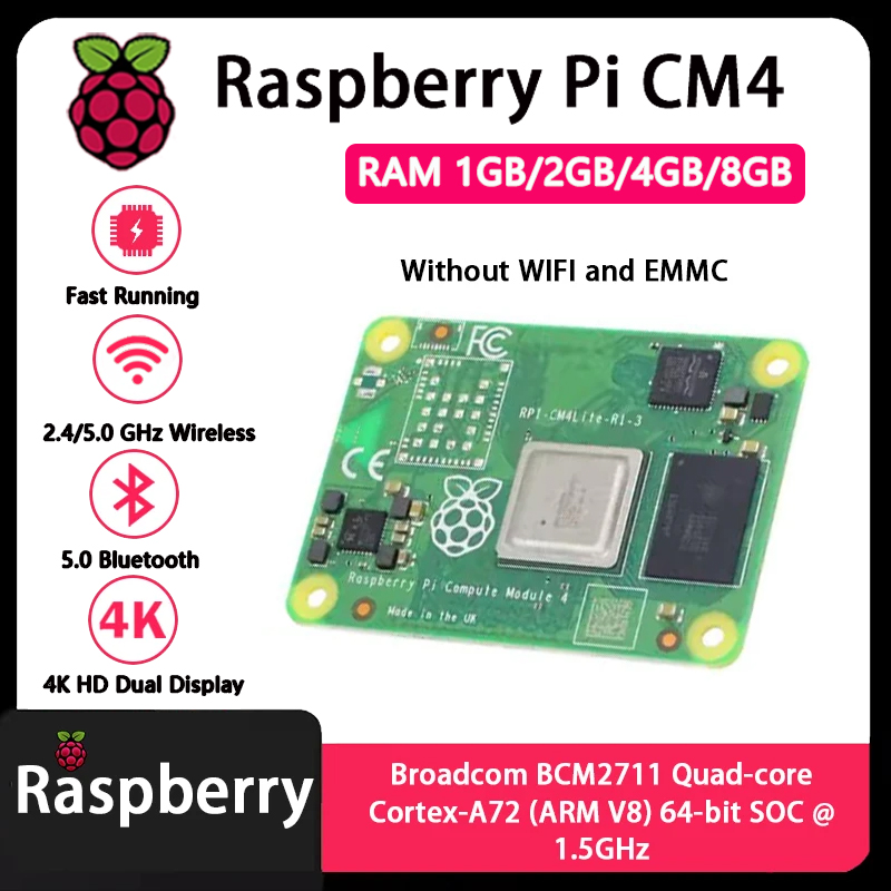 Raspberry Pi CM4 1GB/2GB/4GB/8 - Compute Module 4 32Gb Wifi review and price
